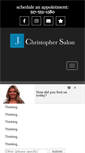 Mobile Screenshot of j-christophersalon.com